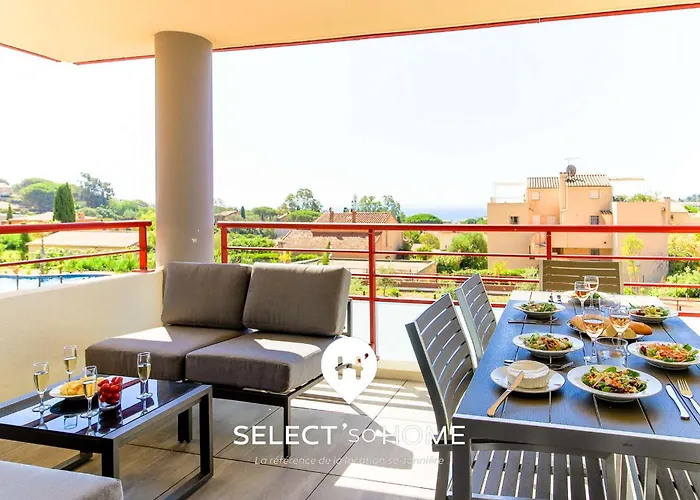 Select'sohome - Pour 6 Personnes Avec Vue Mer, Parking Prive Et Piscine A Saint-clair - 180sud-b11 勒拉旺杜