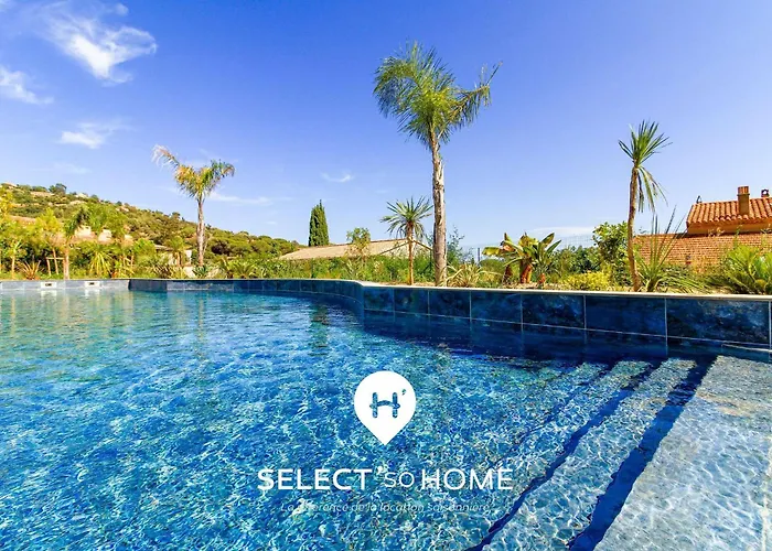 Select'sohome - Pour 6 Avec Vue Mer, Parking Privé Et Piscine à Saint-clair Au Lavandou - 180sud-b11